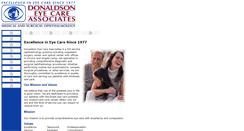 Desktop Screenshot of donaldsoneyecare.com